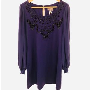 Lipsy Indigo Beaded Dress